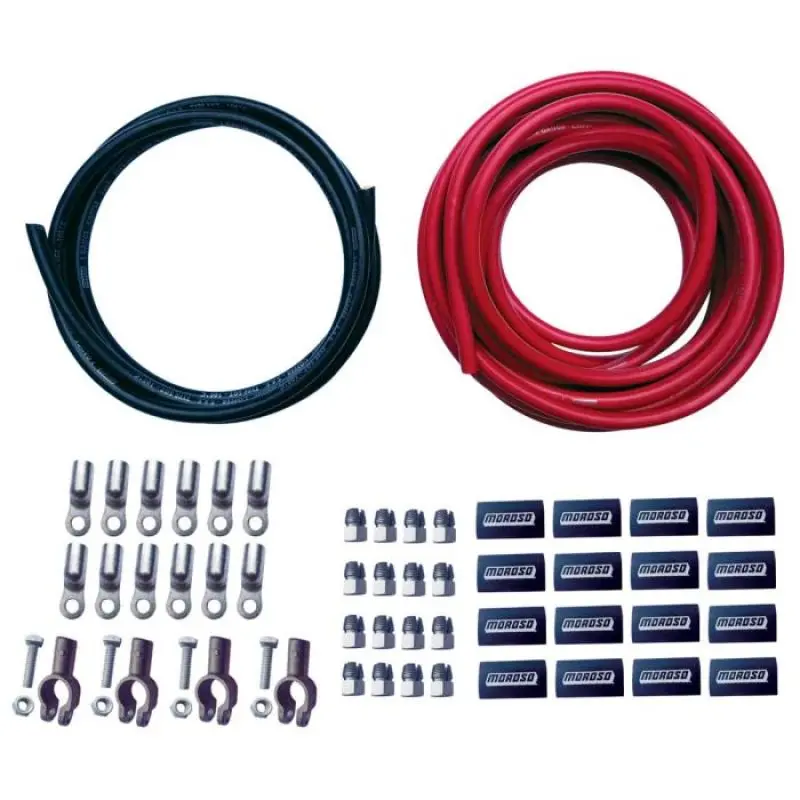 Moroso Remote/Dual Battery Cable Kit (W/Screw Terminals) 1
