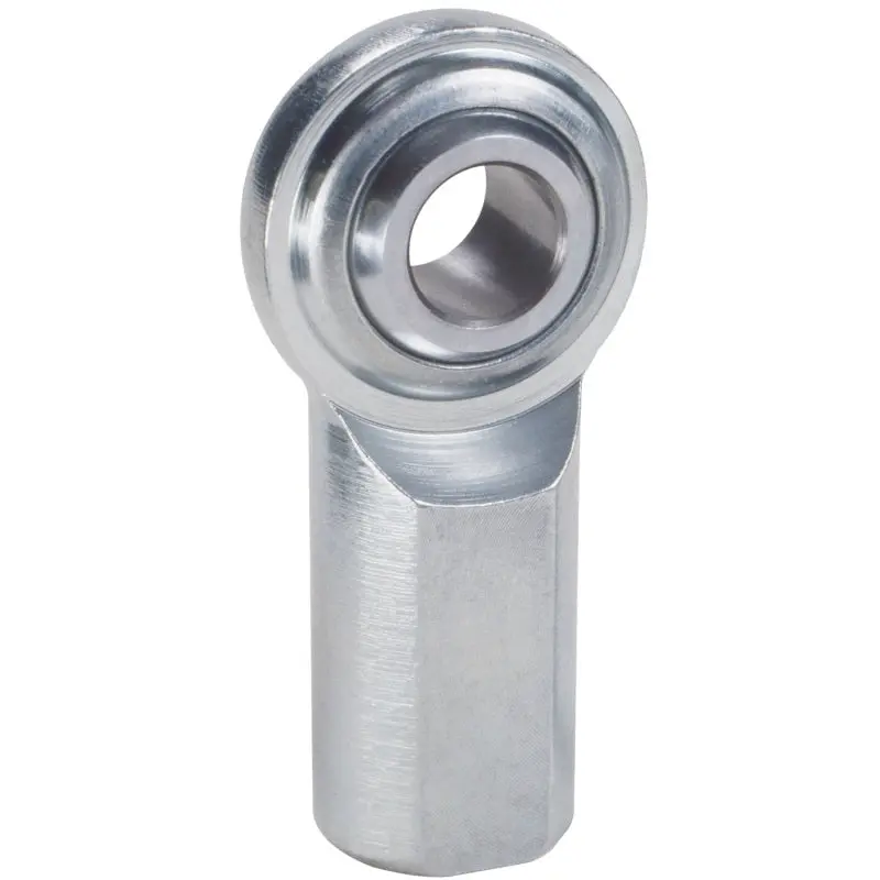 Qa1 C Series 2-Pc Rod End - Female/Left Hand - .19In Bore X 3/16-24 - Carbon Steel W/Ptfe 1