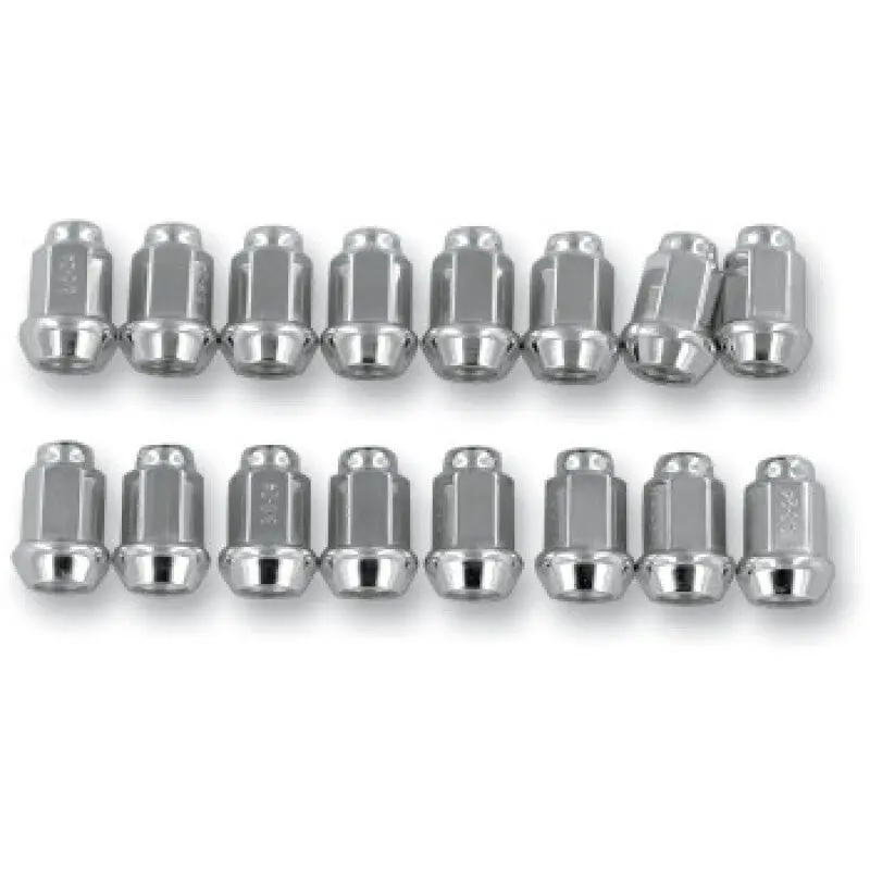 Raceline Conical Lug Nuts - 3/8In-24 - 16 Pack - Chrome 1