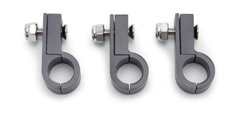 Russell Performance Aluminum -8An Line Clamp Black Anodized Finish 1