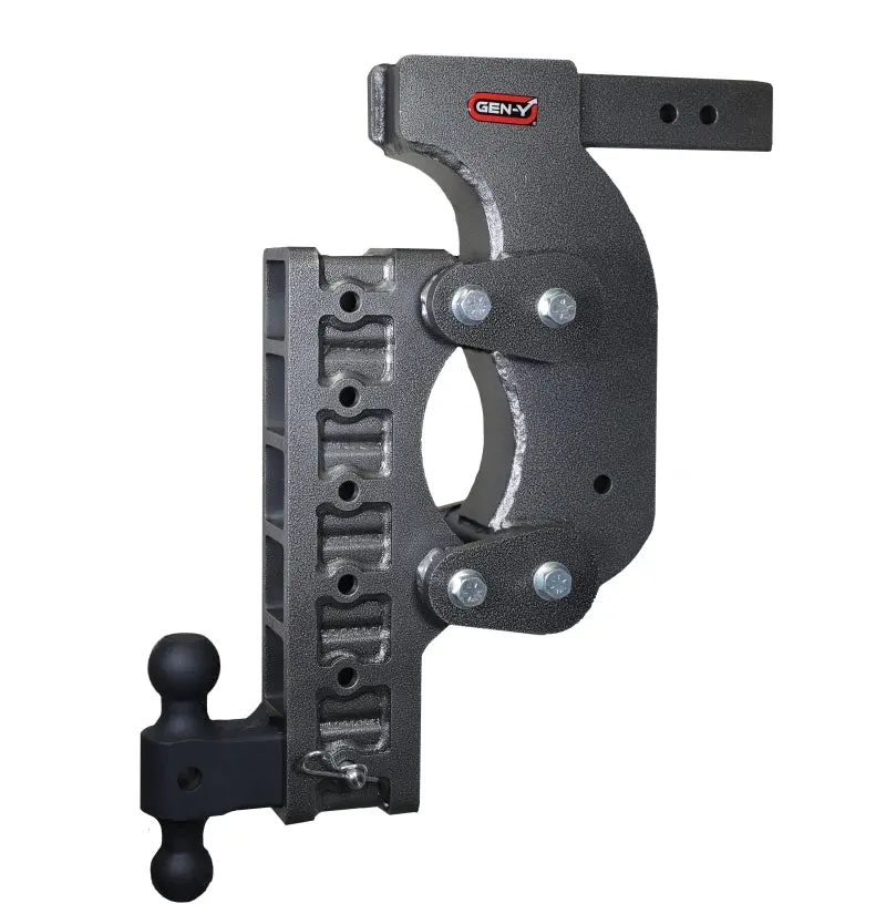 Gen-Y The Boss Torsion-Flex 2.5In Receiver 21In Drop Hitch W/Gh-061 Dual-Ball/Stabilizer Kit 1