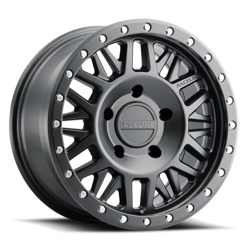 Raceline 951B Ryno 17X8.5In / 6X139.7 Bp / 18Mm Offset / 106.1Mm Bore - Satin Black Wheel 1