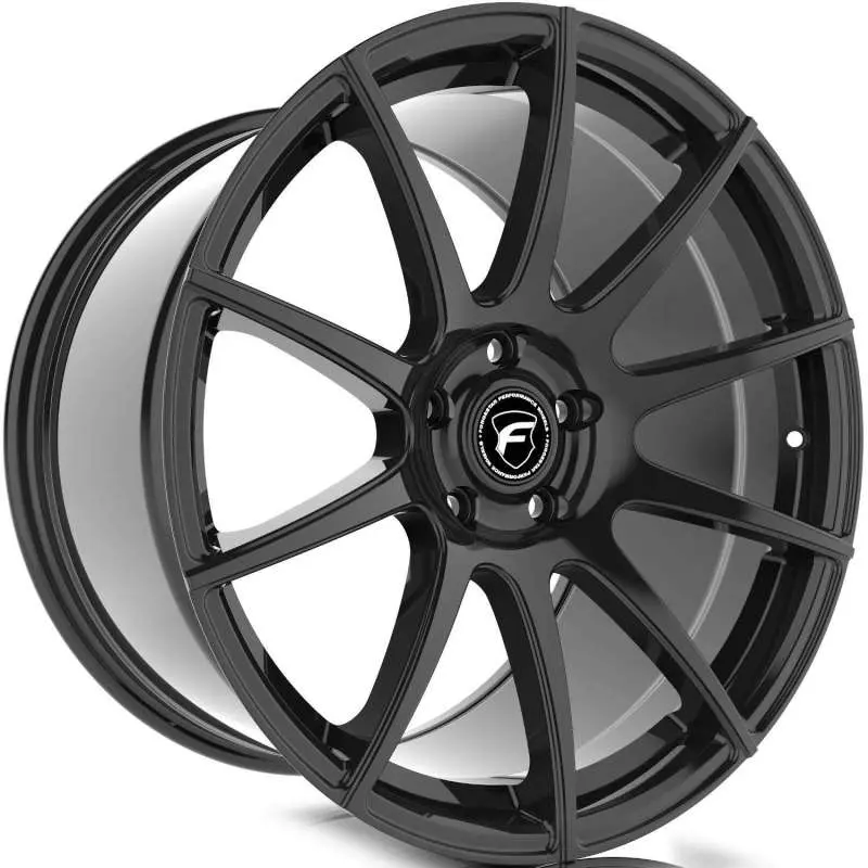 Forgestar Cf10 19X10 / 5X114.3 Bp / Et42 / 7.1In Bs Gloss Black Wheel 1