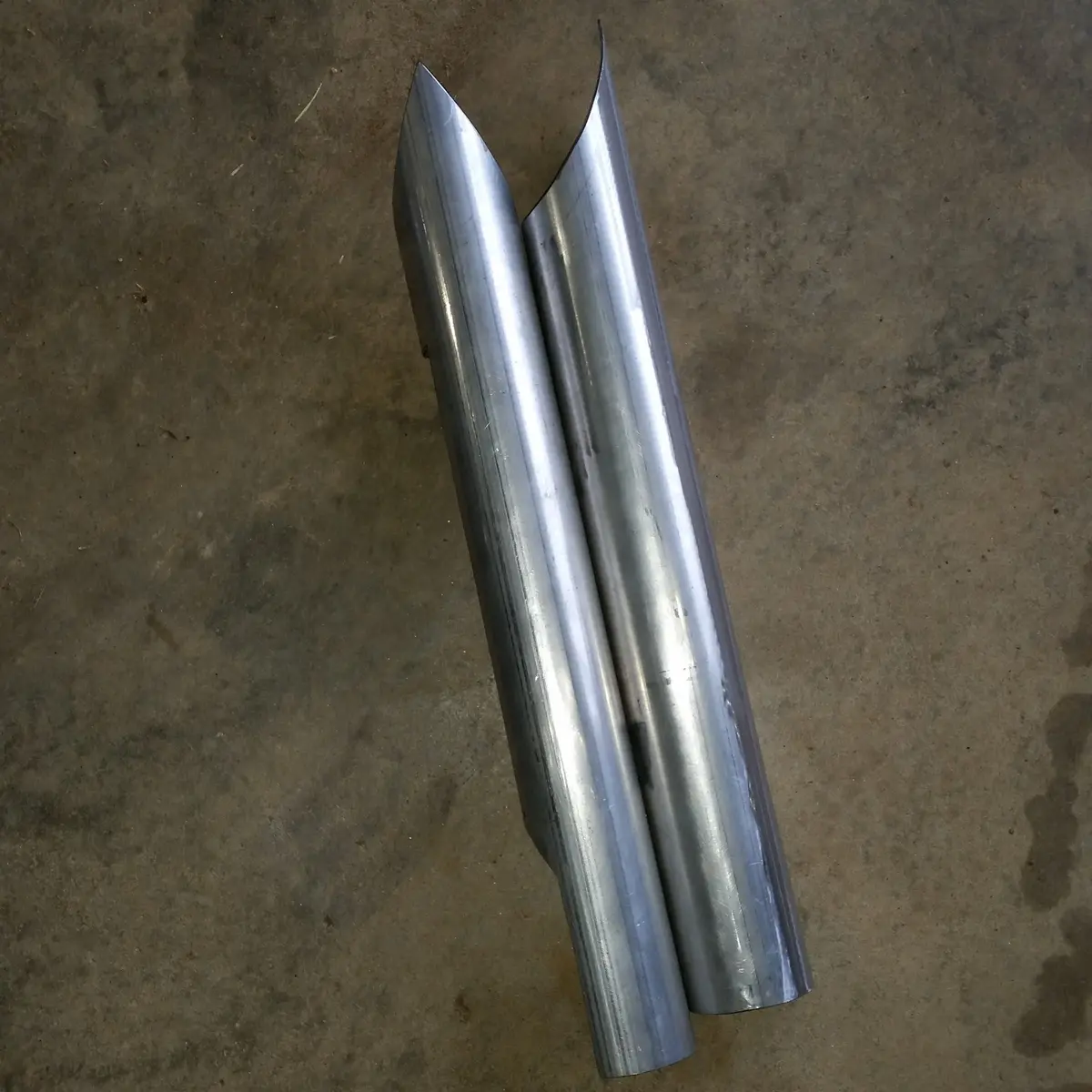 Honda Fury Smoothie Lower Fork Covers In Raw Metal 1