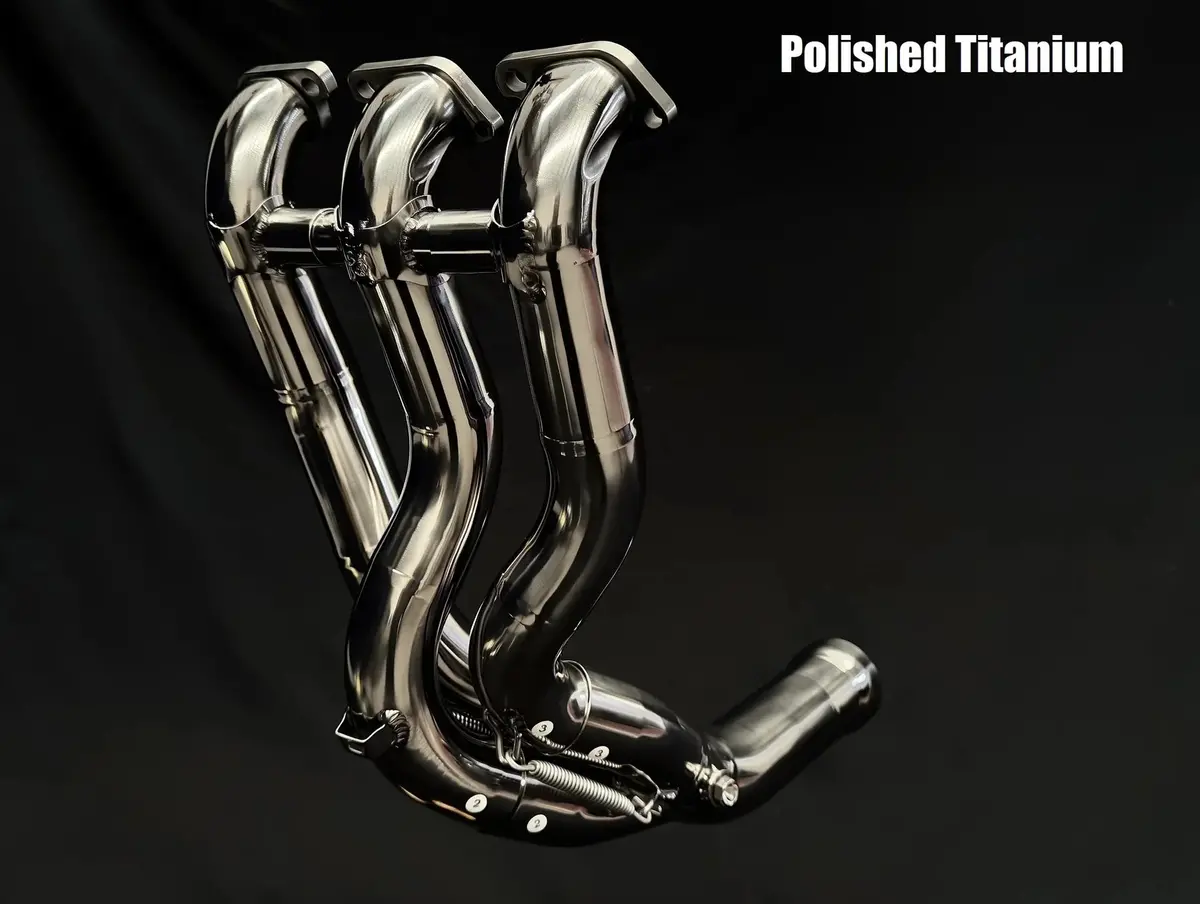 Vandemon  Polished Mv Agusta Brutale & Dragster 800 Titanium Headers 2018-2023 Agustamv8drgrctihdrc Va-139-2 1