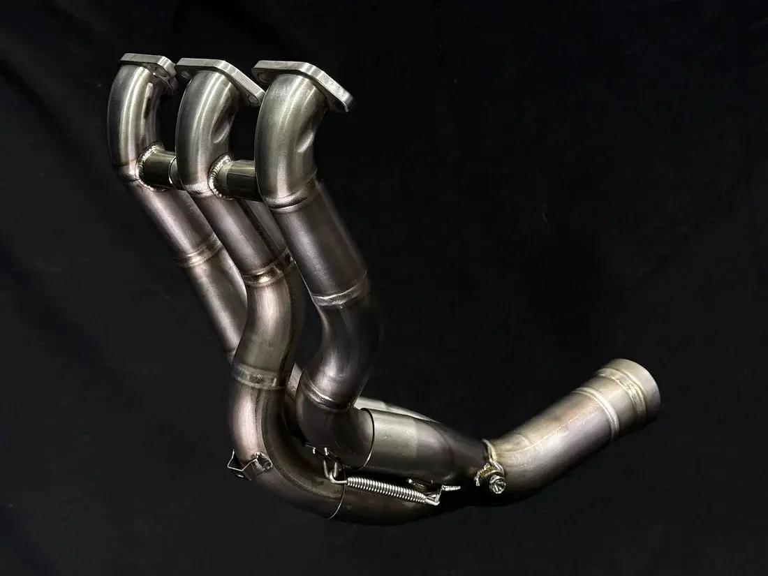 Vandemon Mv Agusta Brutale & Dragster 800 Titanium Brushed  Headers 2018-2023 Agustamv8drgrctihdrc Va-139 1