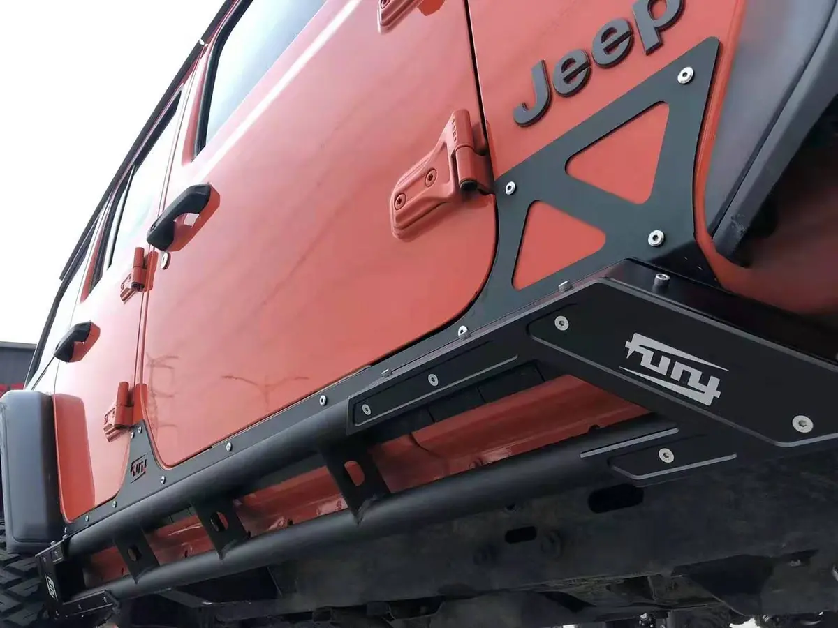Offroad  Aluminium Side Skirt For Jeep Wrangler Jk Jl Car Accessories 1