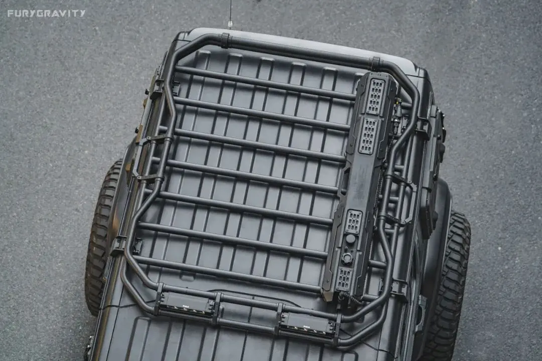 Awaken Series Aluminum Black Roof Rack For Jeep Wrangler Jk Jl Jt 1
