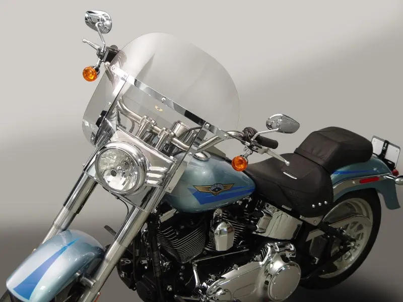 National Cycle Harley Davidson/Honda/Indian/Kawasaki/Suzuki/ Yamaha Chopped Heavy Duty Windshield 1