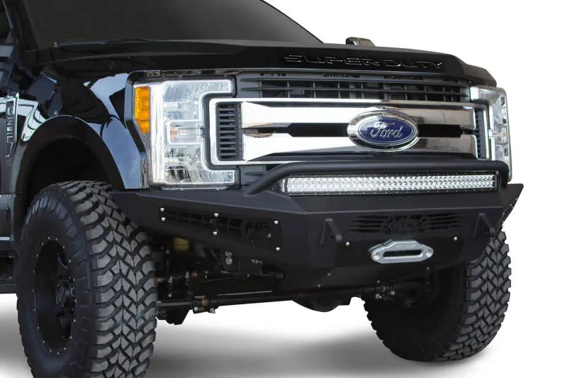 Addictive Desert Designs 17-18 Ford F-250 Honeybadger Front Bumper W/ Winch Mount 1