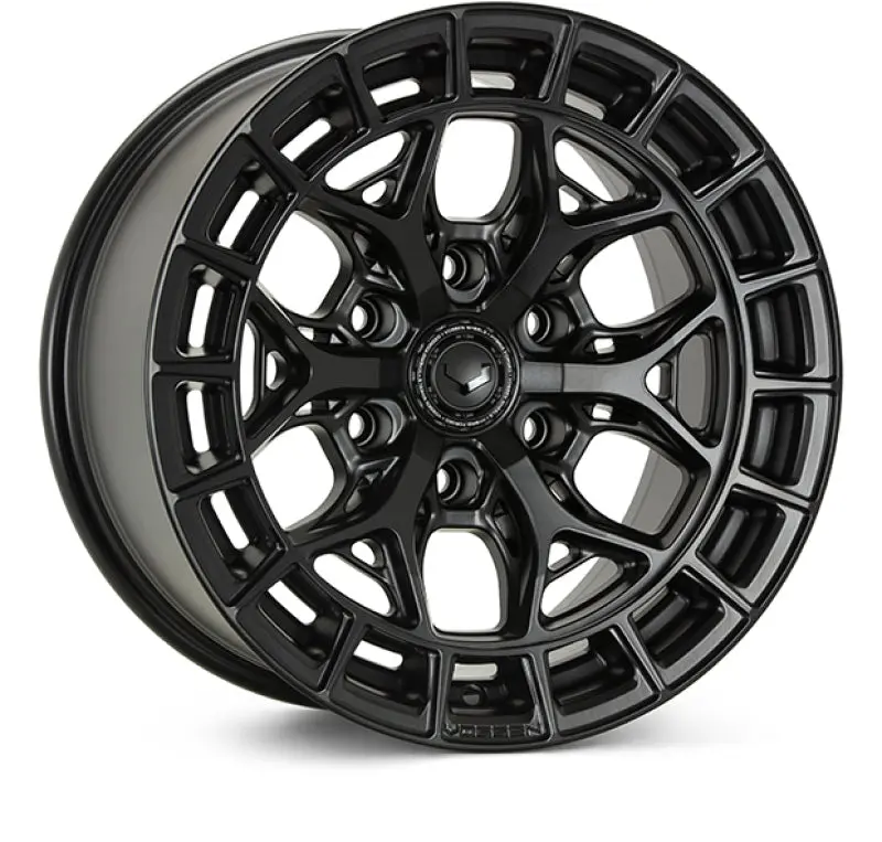 Vossen Hfx-6 22X9.5 - 6X135 - Et30 - Deep - 87.1 - Satin Black Wheel 1