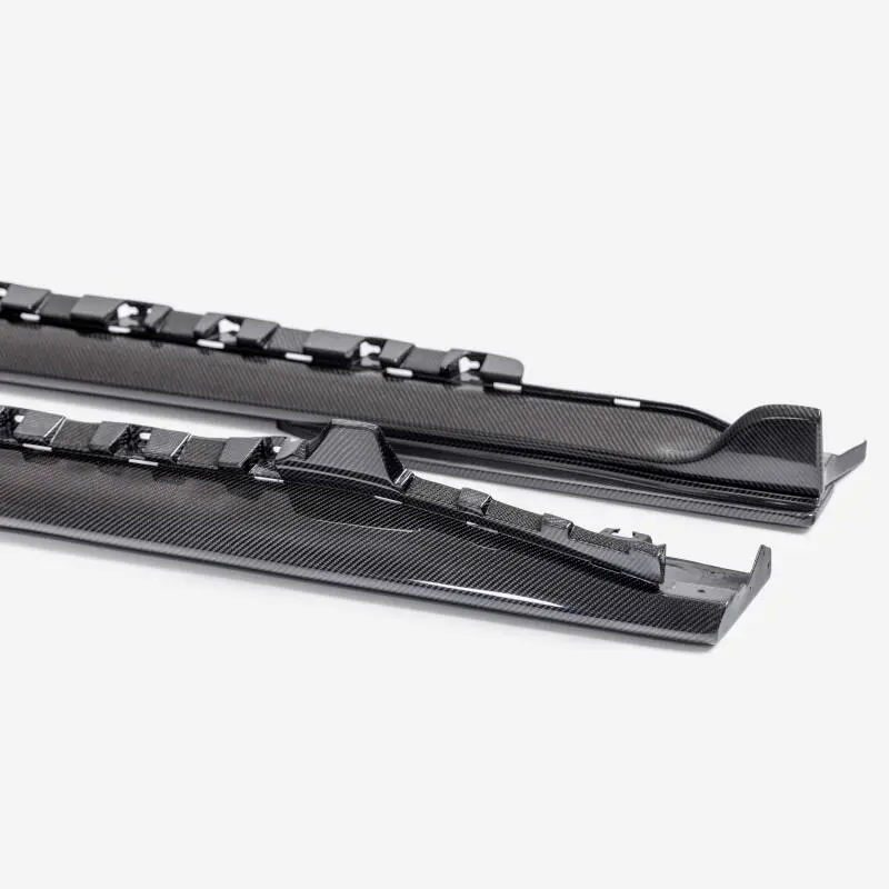 Anderson Composites 2024 Ford Mustang Type-Gt5 Carbon Fiber Side Rocker Panel Splitter 1