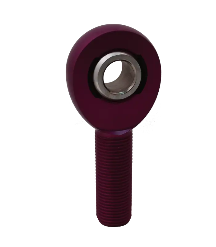 Qa1 A Series Endura Rod End - Male/Right Hand - .5In Bore X 5/8-18 - Purple Aluminum 1