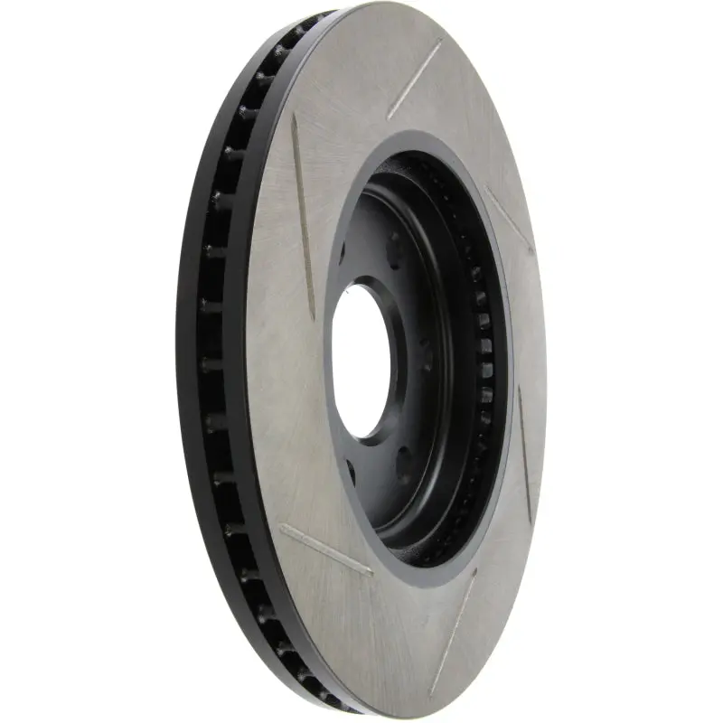 Stoptech Power Slot 05-09 Nissan Frontier 2Wd / 02-05 Frontier 4Wd Slotted Front Left Rotor 1