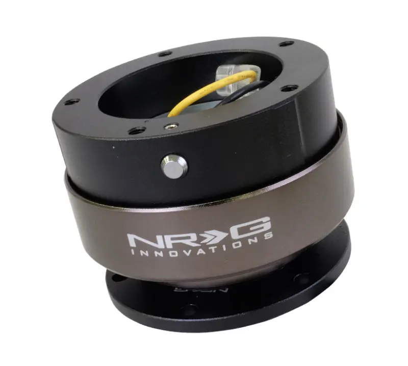 Nrg Quick Release Gen 2.0 - Black Body / Titanium Chrome Ring (5 Hole Base 5 Hole Top) 1