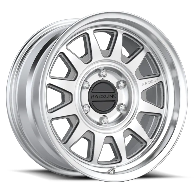 Raceline 952Mc Aero 16X8in / 6X114.3 Bp / -6Mm Offset / 66.1Mm Bore - Machined Wheel 1