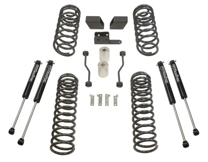 Maxtrac 18-19 Jeep Wrangler Jl 3In/3In Coil Lift Kit W/Maxtrac Shocks 1