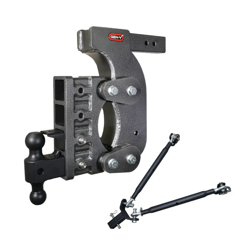 Gen-Y The Boss Torsion-Flex 2.5In Receiver 15In Drop Hitch W/Dual-Ball/Pintle Lock/Stab Kit 1