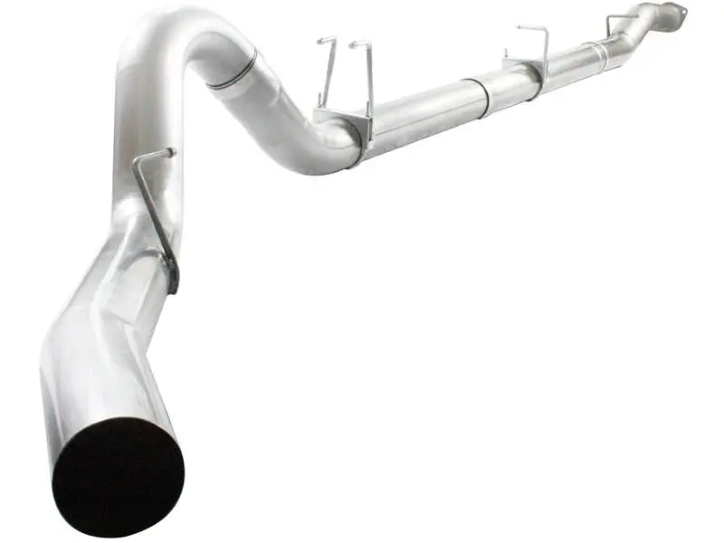 Afe Machforce Xp Exhaust Aluminized Dual Split Dpf Back 11-15 Gm Diesel Truck V8-6.6L (Td) (Pol Tip) 1