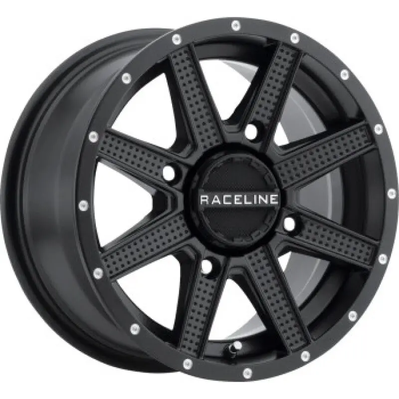 Raceline A92b Hostage 12X7in / 4X110 Bp / -47Mm Offset / 83.8Mm Bore - Satin Black Wheel 1