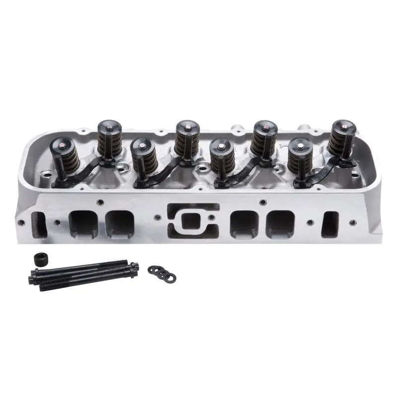 Edelbrock Cylinder Head Bbc Performer Rpm Oval Port 100Cc Complete Single W/ Springs 1