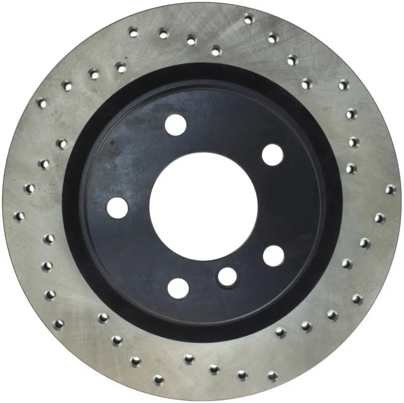 Stoptech 06 Bmw 325 Series / 07-09 Bmw 328 Series Drilled Left Rear Rotor 1