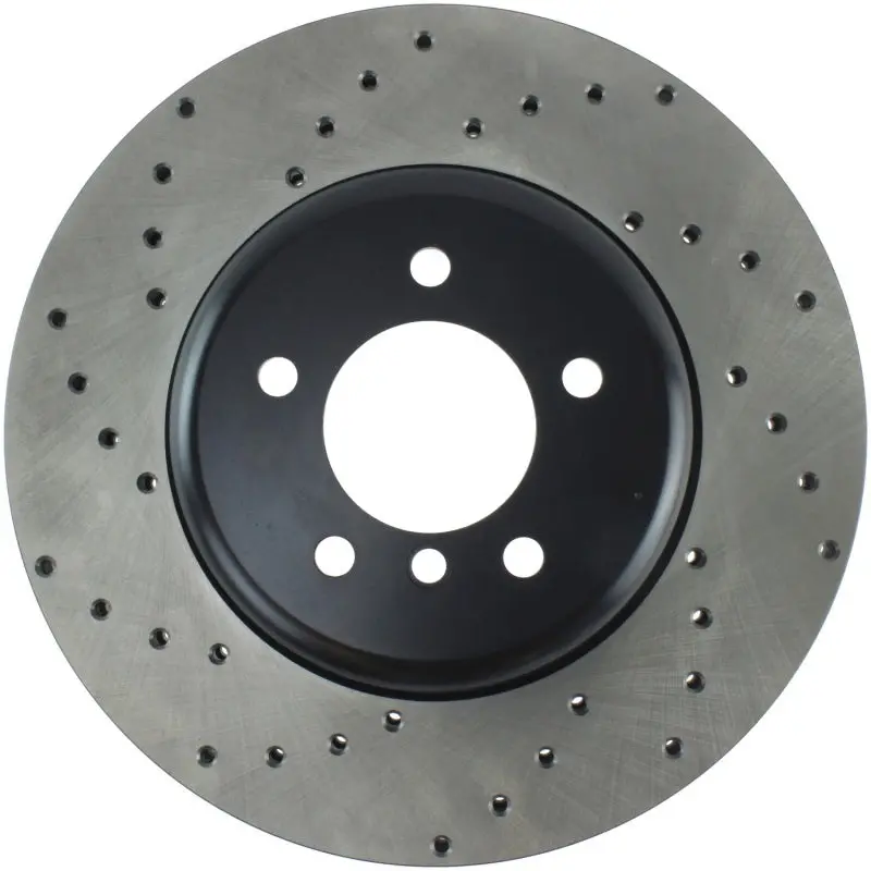 Stoptech 04-10 Bmw 5-Series & 6-Series Drilled Right Front Rotor 1