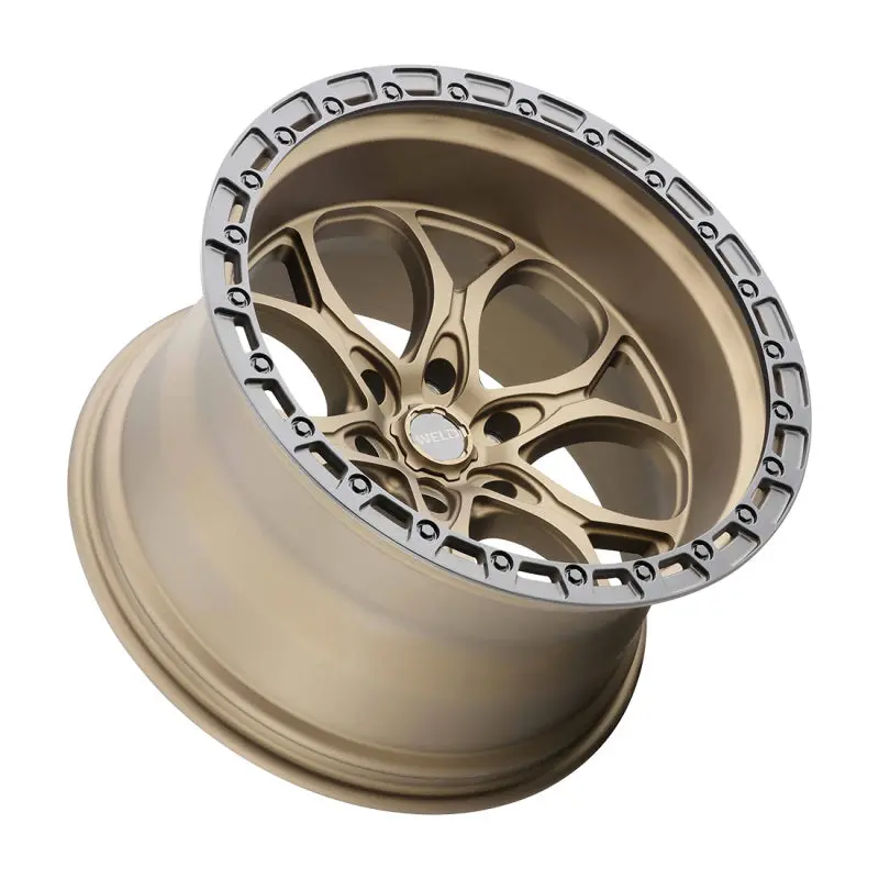 Weld Off-Road W106 20X10 Ledge 6X139.7 Et-18 Bs4.75 Satin Bronze / Black Ring 106.1 1