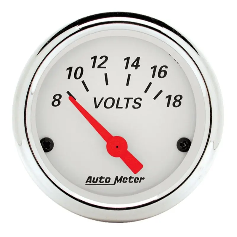 Autometer Gauge Kit 5 Pc. 3-1/8In. & 2-1/16In. Mech. Speedo. Wtmp & Oilp Arctic Wht 1