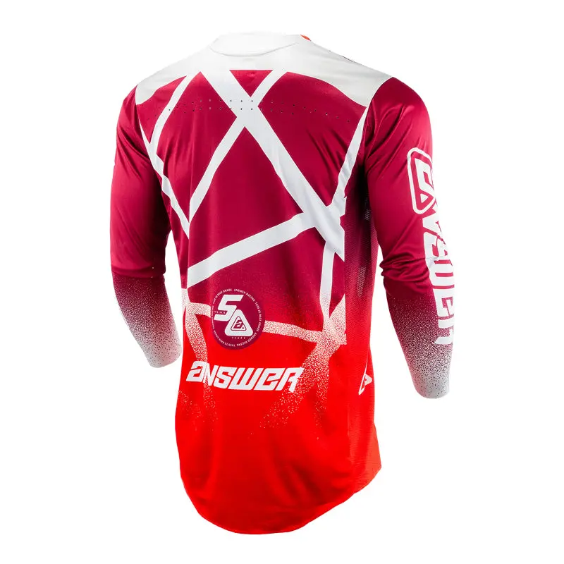 Answer 26 Le Elite Chaos Artifacts Jersey 50 Years Dark Red/Red/White - Small 1