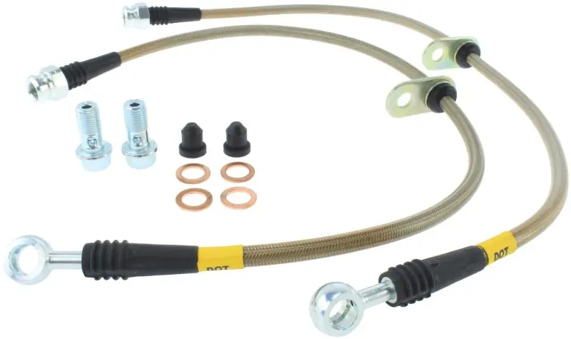 Stoptech 96-04 Acura Rl Stainless Steel Rear Brake Lines 1