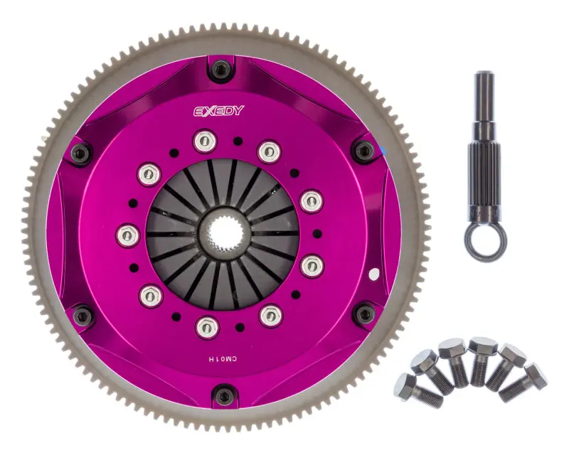 Exedy 1989-1998 Nissan 240Sx L4 Hyper Twin Cerametallic Clutch Sprung Center Disc Push Type Cover 1
