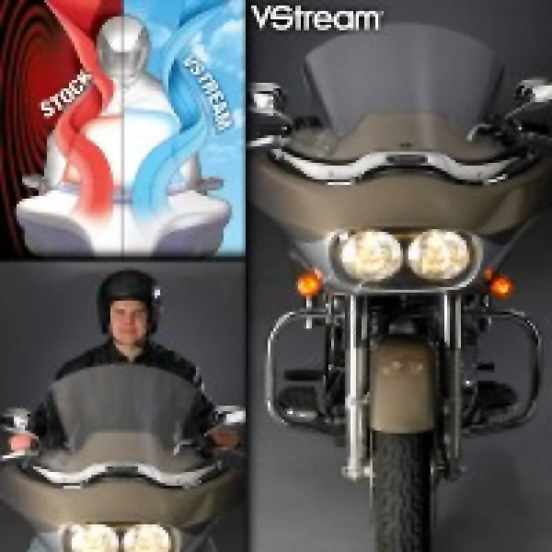 National Cycle 98-13 Hd Fltr/X Roadglide/Fltru/Fltruse Roadglide Ultra Vs Mid/Std. Windshield-Clear 1