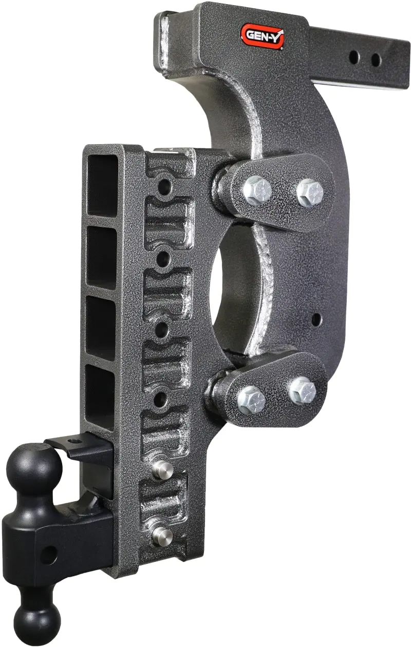 Gen-Y The Boss Torsion-Flex 2.5In Receiver 21In Drop Hitch W/Dual-Ball/Pintle Lock/Stab Kit 1