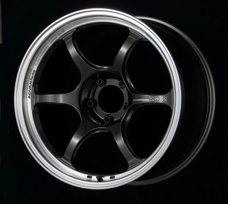 Advan Rg-D2 18X9.5 +45 5X114.3 Machining And Black Gunmetallic Wheel 1