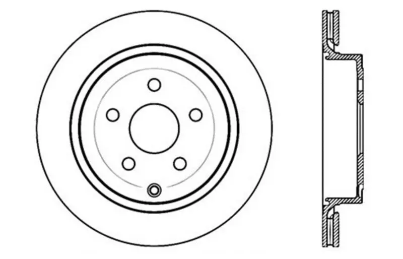 Stoptech Drilled Sport Brake Rotor 1