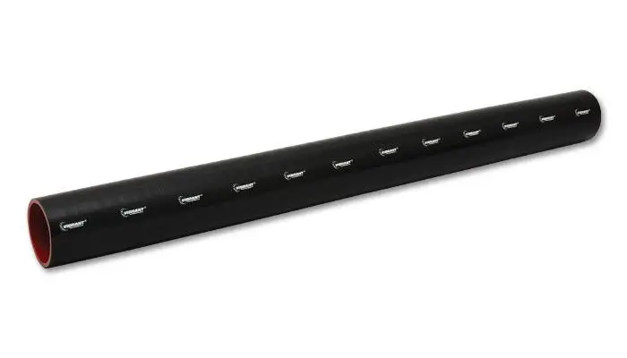Vibrant 4 Ply Reinforced Silicone Straight Hose Coupling - 2.25In I.D. X 36In Long (Black) 1