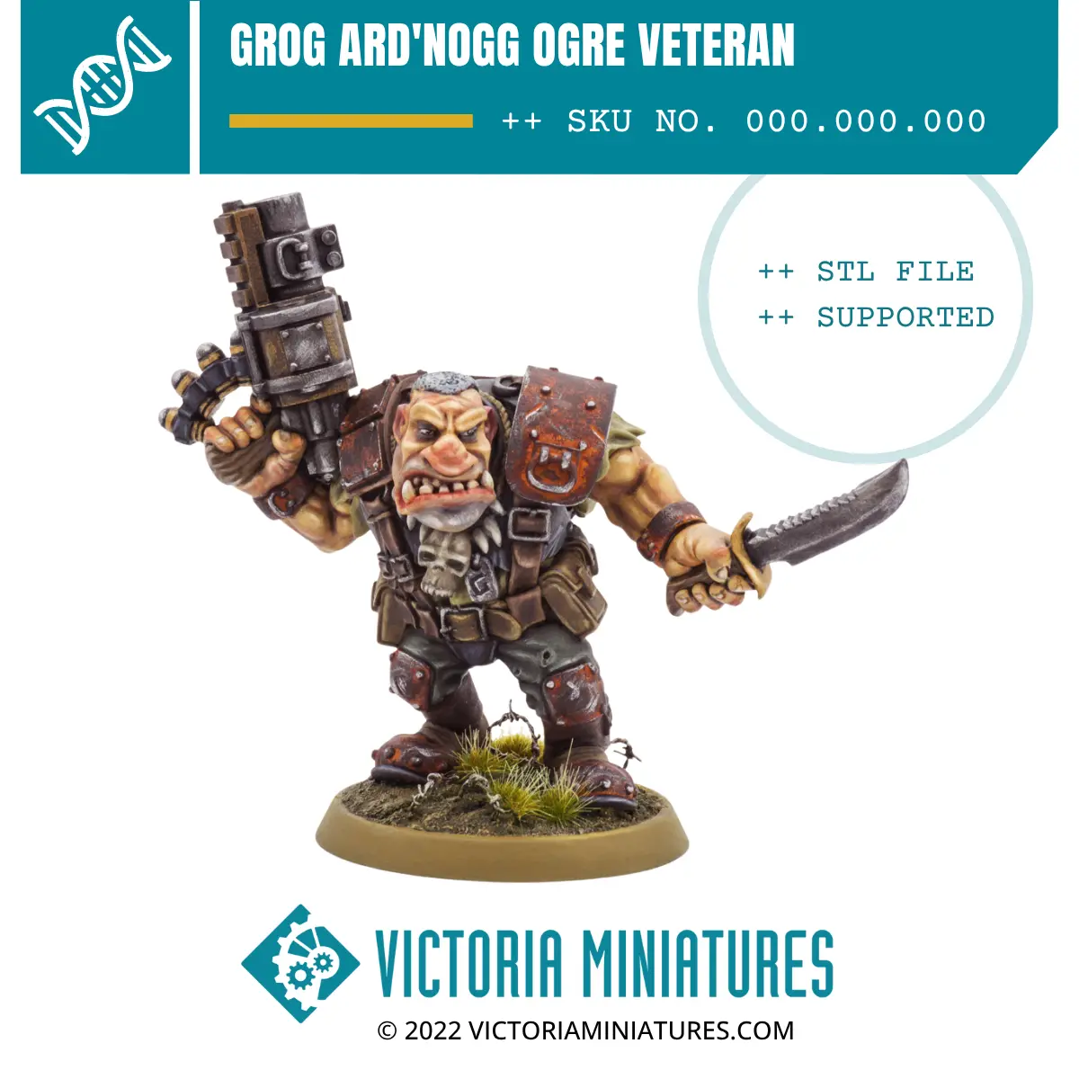 Grog Ard'nogg Ogre Veteran .Stl File 1