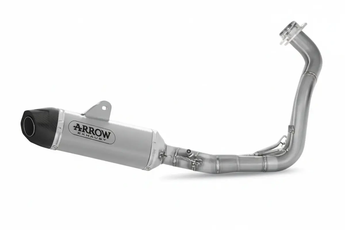 Yamaha Tracer 7 / 7Gt E5+ 2025 Icon Titanium Exhaust 1