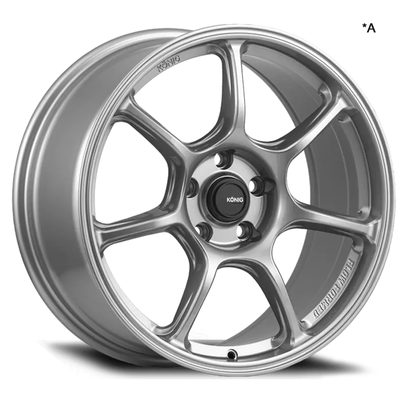 Konig Ultragram 17X8 4X100 Et45 Titanium Metallic Knurled Bead 1