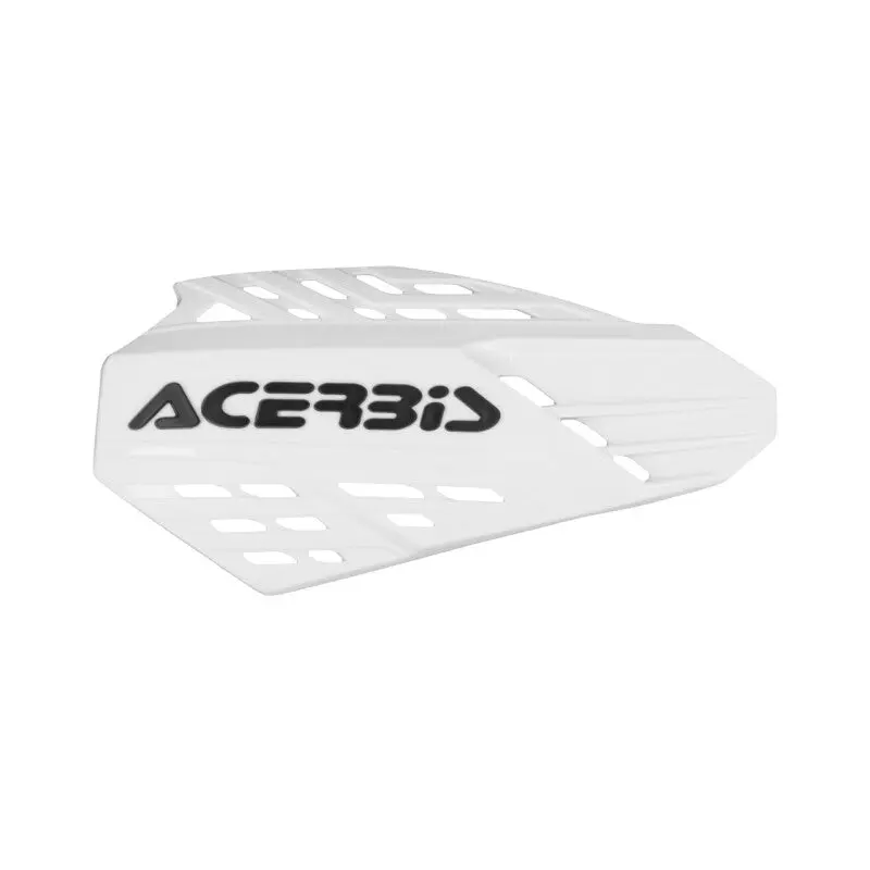 Acerbis Linear Vented Handguard - White/Black 1