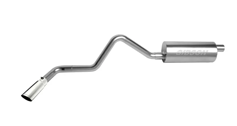 Gibson 05-06 Ford F-250 Super Duty Lariat 6.8L 3In Cat-Back Single Exhaust - Aluminized 1
