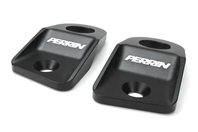 Perrin 15-21 Subaru Wrx/Sti / 13-17 Crosstrek /  12-16 Impreza Upper Radiator Bracket Set - Black 1