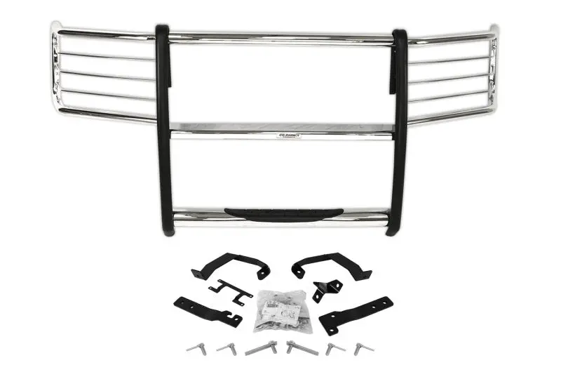 Go Rhino 15-17 Ford F-150 (Excl. Acc Models) 3000 Series Stepguard Center Grille + Brsh Grd - Chrome 1