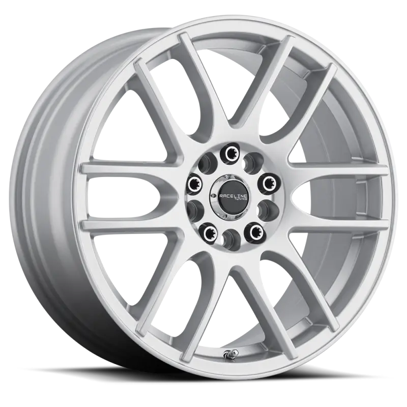 Raceline 141S Mystique 17X7.5In / 4X100/4X108 Bp / 40Mm Offset / 72.62Mm Bore - Gloss Silver Wheel 1