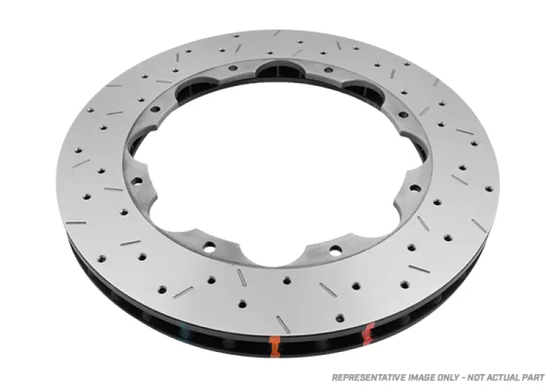 Dba 00-05 Mitsubishi Evo V/Vi/Vii/Viii / 06-08 Evo Ix Front Drilled & Slotted 5000 Series Brembo Onl 1