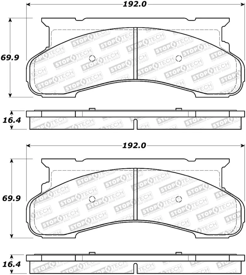 Stoptech Street Brake Pads 1