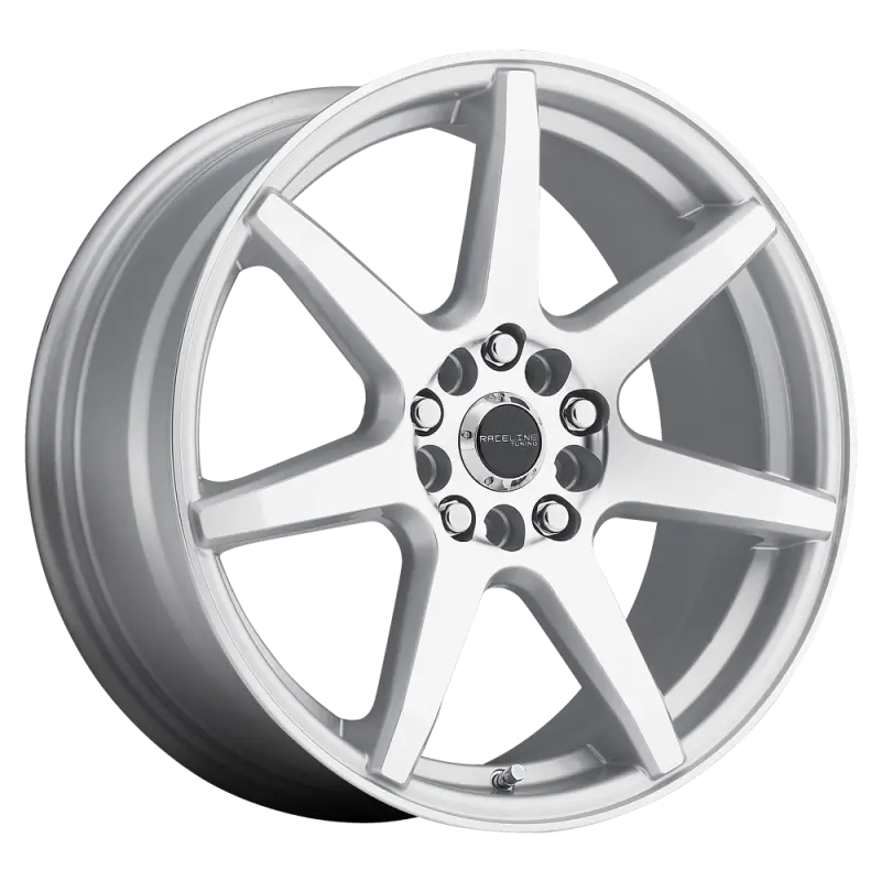 Raceline 131S Evo 16X7in / 5X112/5X120 Bp / 20Mm Offset / 74.1Mm Bore - Silver & Machined Wheel 1