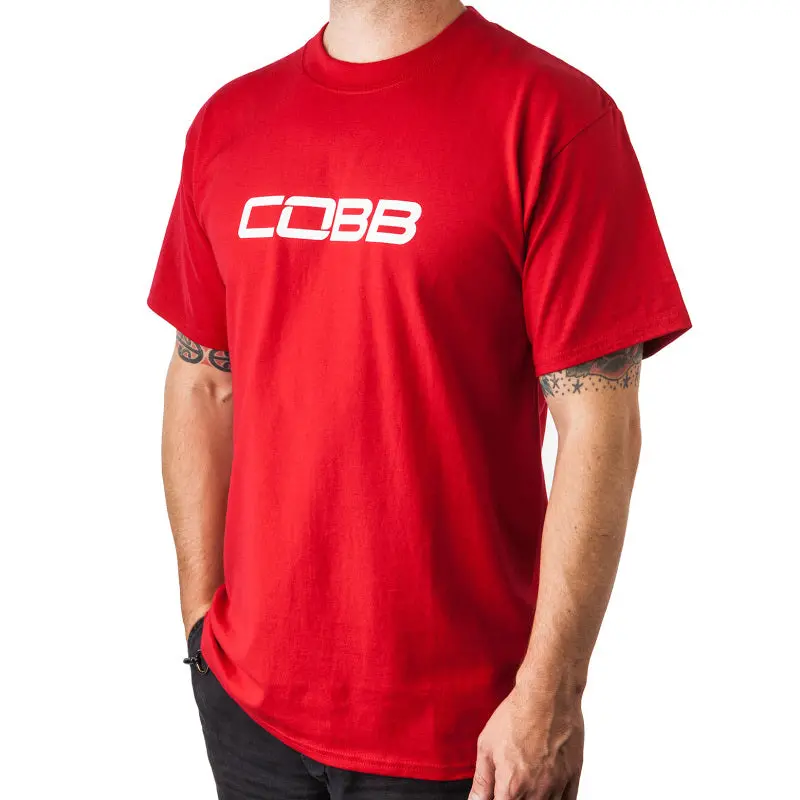Cobb Tuning Logo Mens T-Shirt (Red) - Medium 1