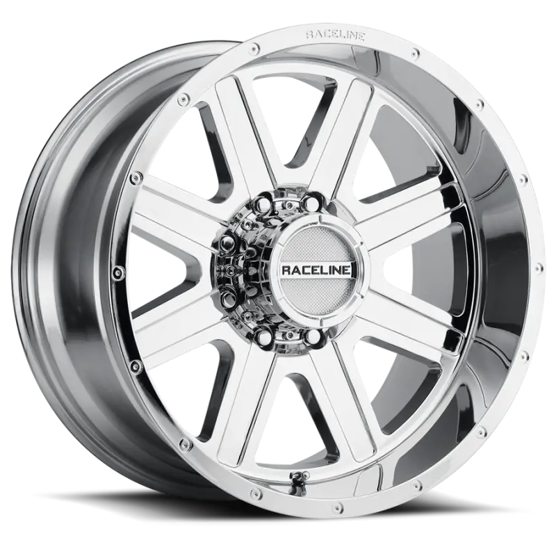 Raceline 940C Hostage 16X8in / 8X170 Bp / 0Mm Offset / 125.2Mm Bore - Chrome Wheel 1